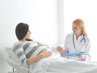 入院中の妊婦